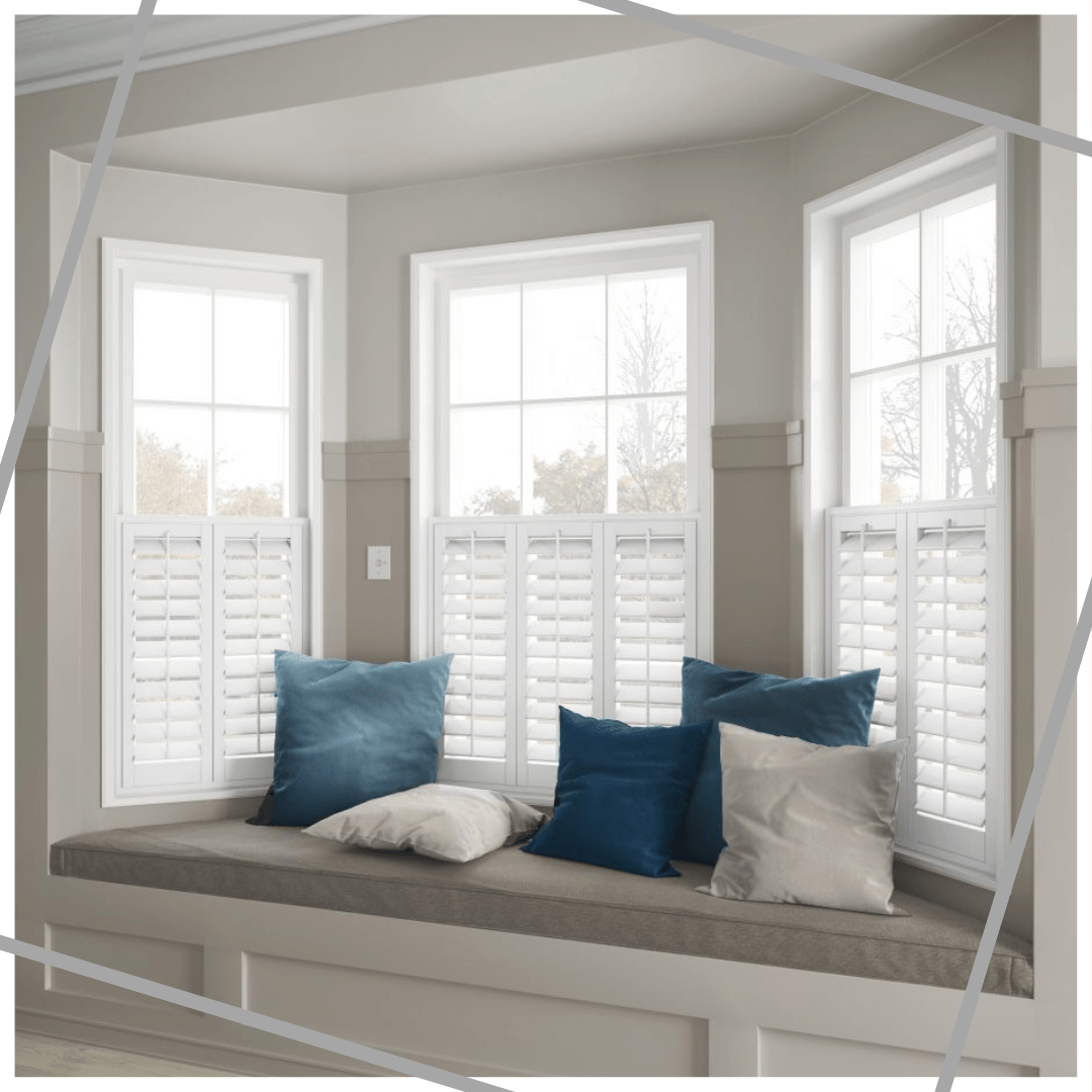 bay window shutters from Vesta Blinds