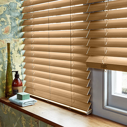 Wooden Venetian blinds