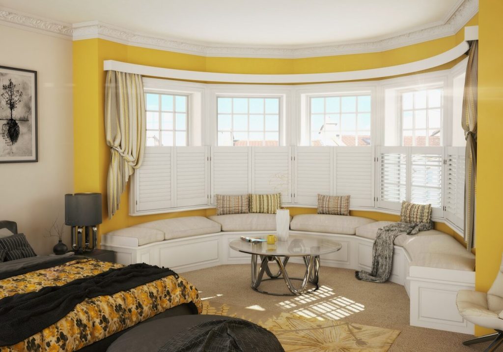 cafe style shutter for living room