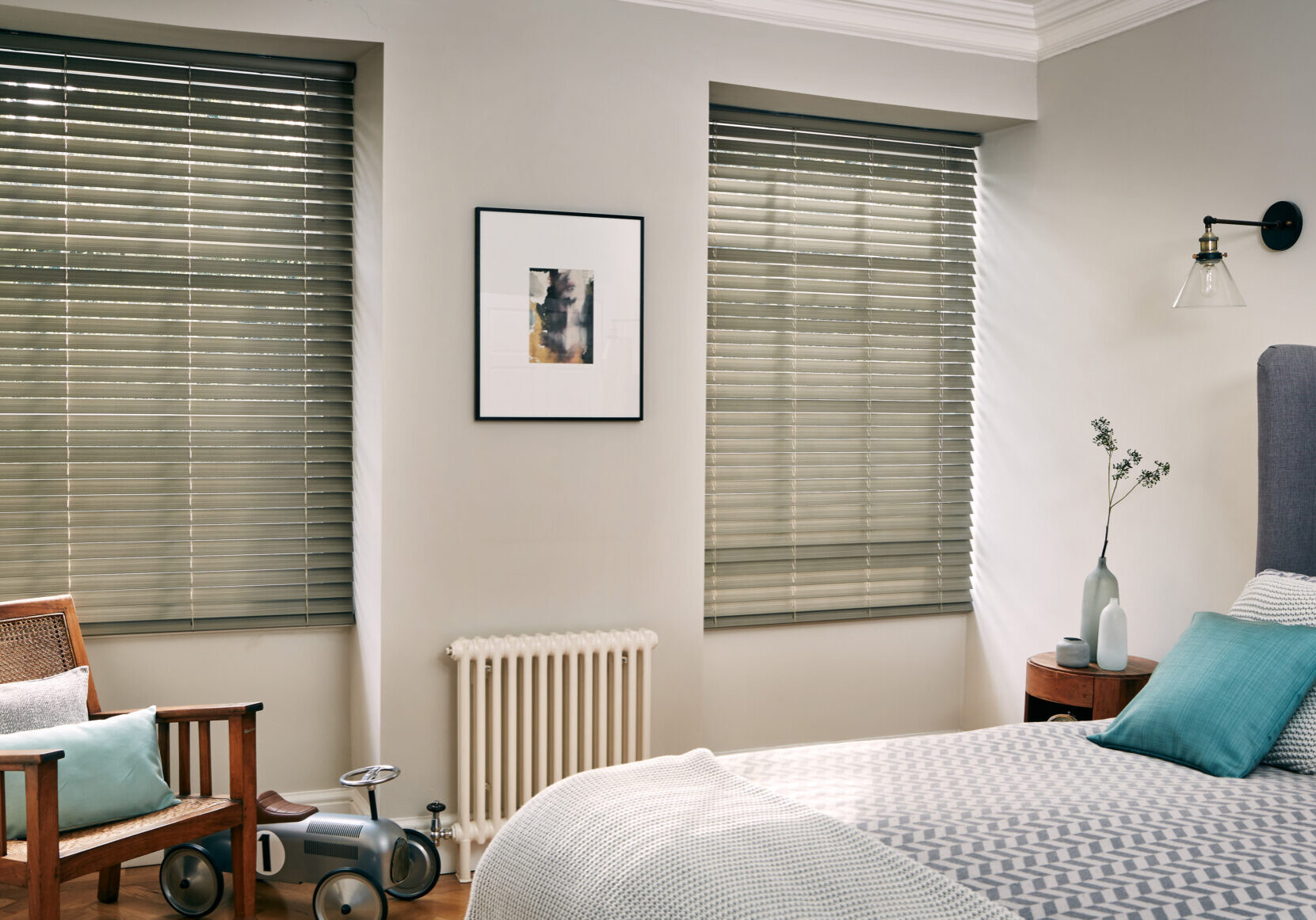 ARENA_EXPRESSIONS-HAZE-06 Faux Wood Venetian Blinds for bedroom